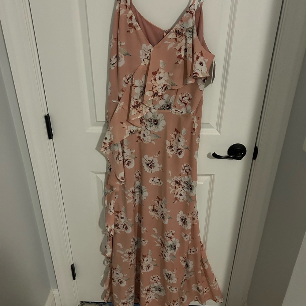 Sugarlips Floral Dress - Pink and White